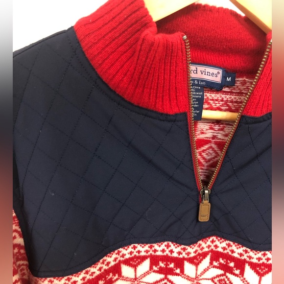 Vineyard Vines Cashmere Blend 1/4 Zip - Picture 3 of 4